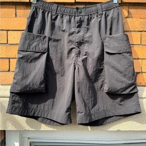 Nylon cargo shorts
